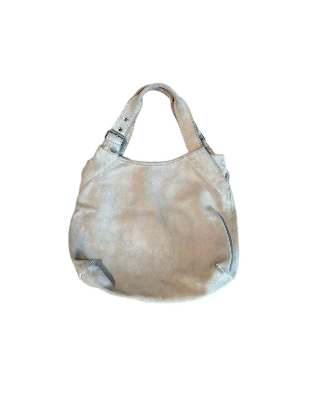 Vintage Y2K GAP Fall 2002 Beige Cow Suede Slouchy Hobo Shoulder Bag